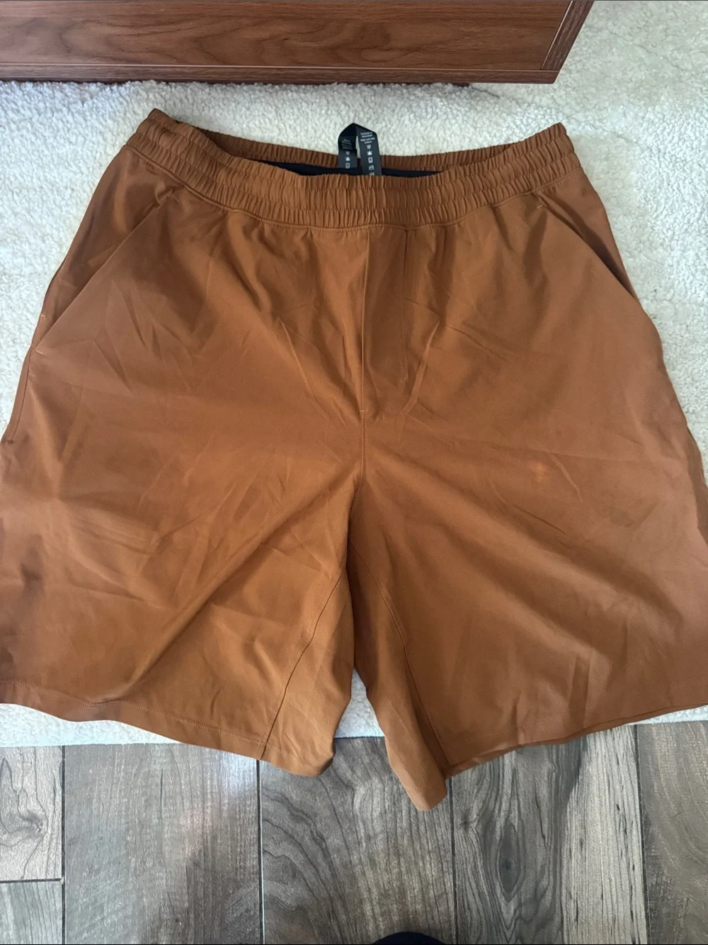 lululemon athletica Burnt Orange Athletic Shorts